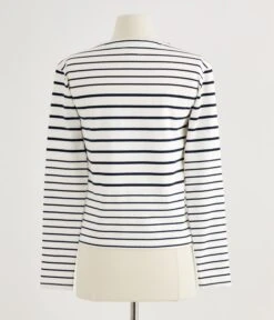 Sailor Stripe Tee -The J Peterman Shop sailor stripe tee navy white 338992