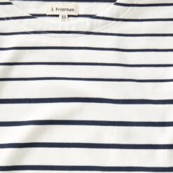 Sailor Stripe Tee -The J Peterman Shop sailor stripe tee navy white 740202