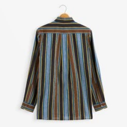 Sedona Bib Front Tunic -The J Peterman Shop sedona bib front tunic blue stripe 493974