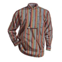 Sedona Bib Front Tunic -The J Peterman Shop sedona bib front tunic red stripe 234157