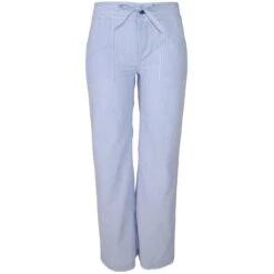 The J Peterman Shop -The J Peterman Shop seersucker drawstring pants blue 335109