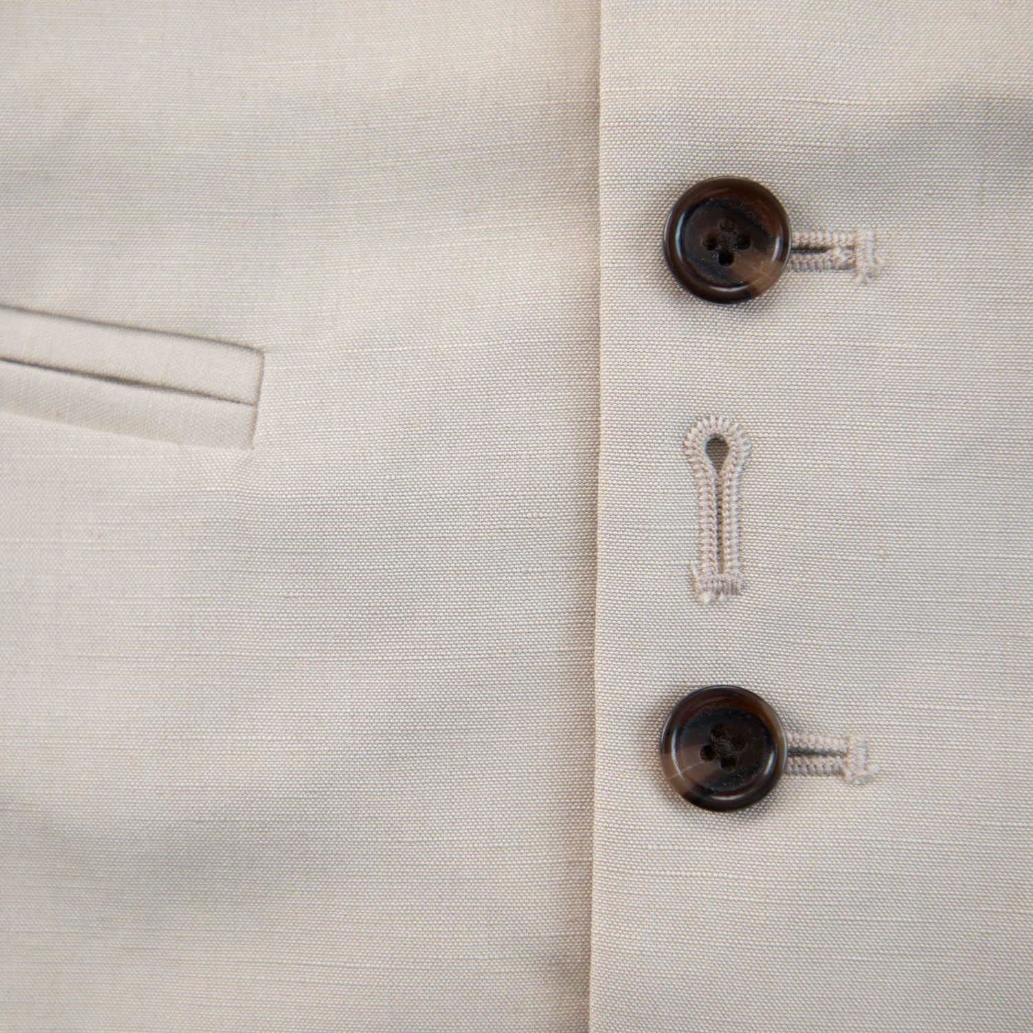 Silk & Linen Suit Vest 8 Silk & Linen Suit Vest - Image 6