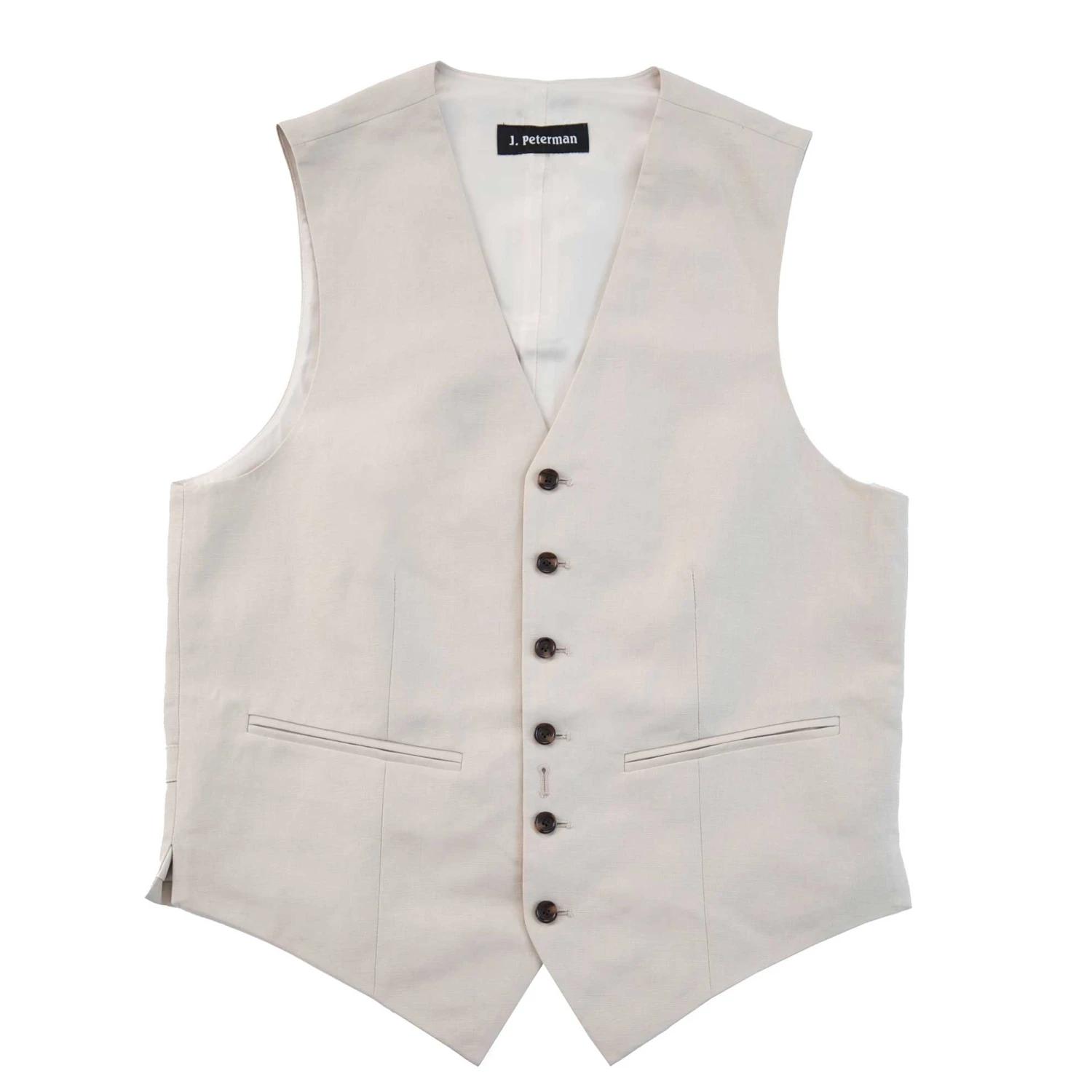 Silk & Linen Suit Vest 7 Silk & Linen Suit Vest - Image 5