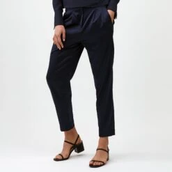 Silk Spotlight Pants -The J Peterman Shop silk spotlight pants navy 262000