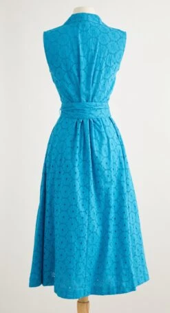 Sleeveless 1947 Dress -The J Peterman Shop sleeveless 1947 dress robins egg blue 363121