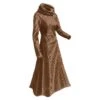 Soul-Altering Knit Dress -The J Peterman Shop soul altering knit dress brown white 220181