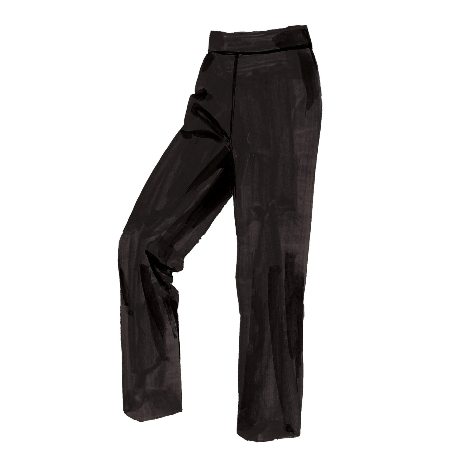 Streamlined High-Waisted Trousers 3 Streamlined High-Waisted Trousers
