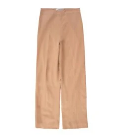 Streamlined High-Waisted Trousers 10 Streamlined High-Waisted Trousers -The J Peterman Shop streamlined high waisted trousers dark khaki 195667