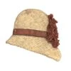 Summer Straw Cloche -The J Peterman Shop summer straw cloche brown 791487