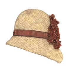 Summer Straw Cloche