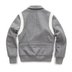 The American Baseball Jacket 17 The American Baseball Jacket -The J Peterman Shop the american baseball jacket heather grey 883247