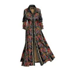 The Carnevale Duster -The J Peterman Shop the carnevale duster black 403247