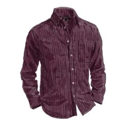 The Connecticut Shirt -The J Peterman Shop the connecticut shirt burgundy stripe 574523