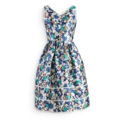 The Derby Dress -The J Peterman Shop the derby dress blue floral 719957