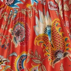 The Grand Tour Floral Caftan -The J Peterman Shop the grand tour floral caftan terracotta 919134