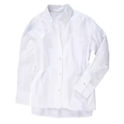 The Grown-Up Cotton Poplin Shirt -The J Peterman Shop the grown up cotton poplin shirt white 135991