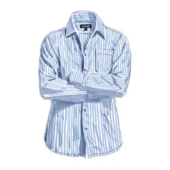 The Lido Collar Shirt -The J Peterman Shop the lido collar shirt french blue stripe 123171