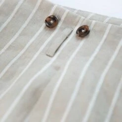 The Linen Glamour Pants -The J Peterman Shop the linen glamour pants khaki ivory stripe 642810