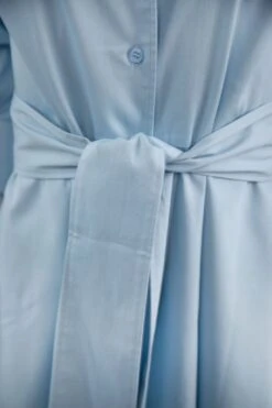 The Long-Sleeve 1947 Dress -The J Peterman Shop the long sleeve 1947 dress light french blue 914534