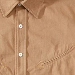 The Modern Rodeo Shirt -The J Peterman Shop the modern rodeo shirt tan herringbone 156709