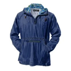 The Pigment Print Anorak 8 The Pigment Print Anorak -The J Peterman Shop the pigment print anorak faded navy 227225