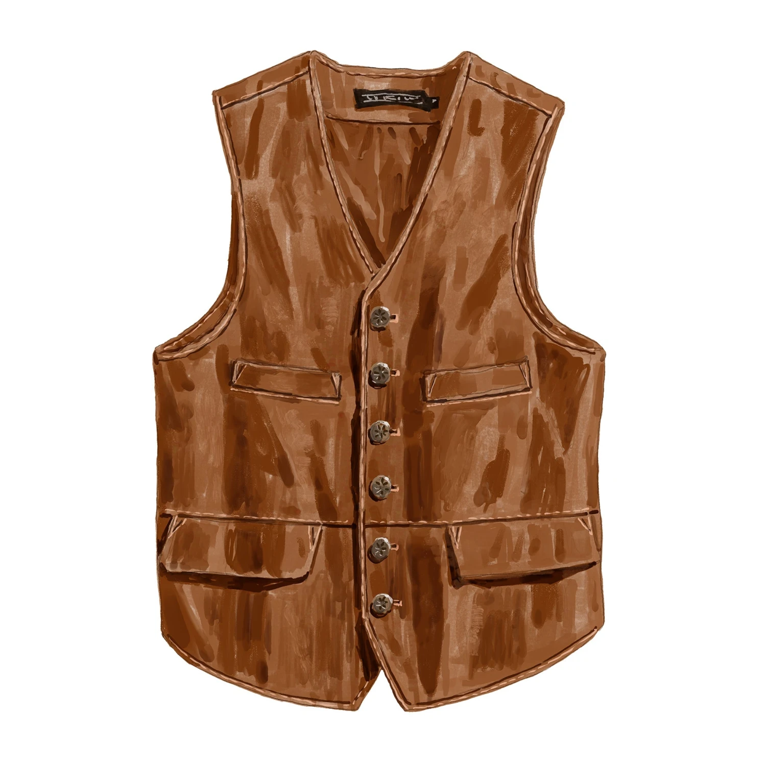 The Roper's Suede Vest 3 The Roper's Suede Vest