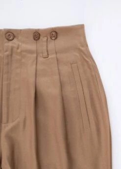 The Silk Glamour Pant -The J Peterman Shop the silk glamour pant cocoa creme 513525