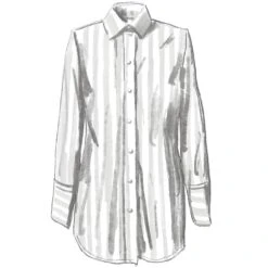 Tunic-Fit Poplin Blouse