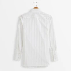 Tunic-Fit Poplin Blouse -The J Peterman Shop tunic fit poplin blouse white 644631
