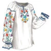 Unplugged Fiesta Blouse 1 Unplugged Fiesta Blouse -The J Peterman Shop unplugged fiesta blouse white 970061