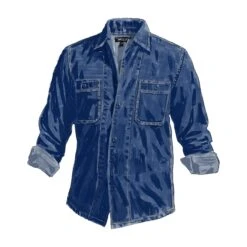 U.S. Navy Chambray Shirt -The J Peterman Shop us navy chambray shirt indigo 427206