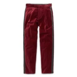 Velvet Tuxedo Trousers -The J Peterman Shop velvet tuxedo trousers wine 230011