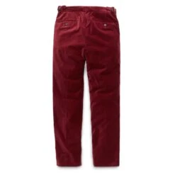 Velvet Tuxedo Trousers -The J Peterman Shop velvet tuxedo trousers wine 635636