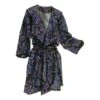 Veronica's Paisley Satin Robe -The J Peterman Shop veronicas paisley satin robe paisley 223659