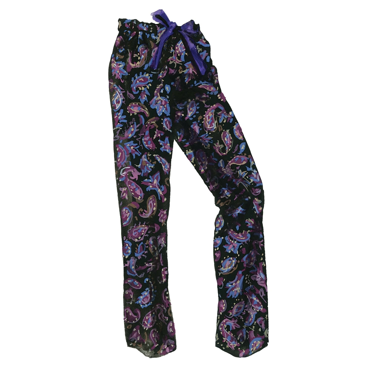 Veronica's Satin PJ Pants 6 Veronica's Satin PJ Pants - Image 4