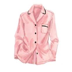 Veronica's Satin Shirt -The J Peterman Shop veronicas satin shirt pink 684326