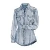 Western Chambray Shirt -The J Peterman Shop western chambray shirt light indigo 971117