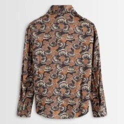 Wild Satin Blouse -The J Peterman Shop wild satin blouse multi floral 245598