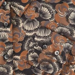 Wild Satin Blouse -The J Peterman Shop wild satin blouse multi floral 718066