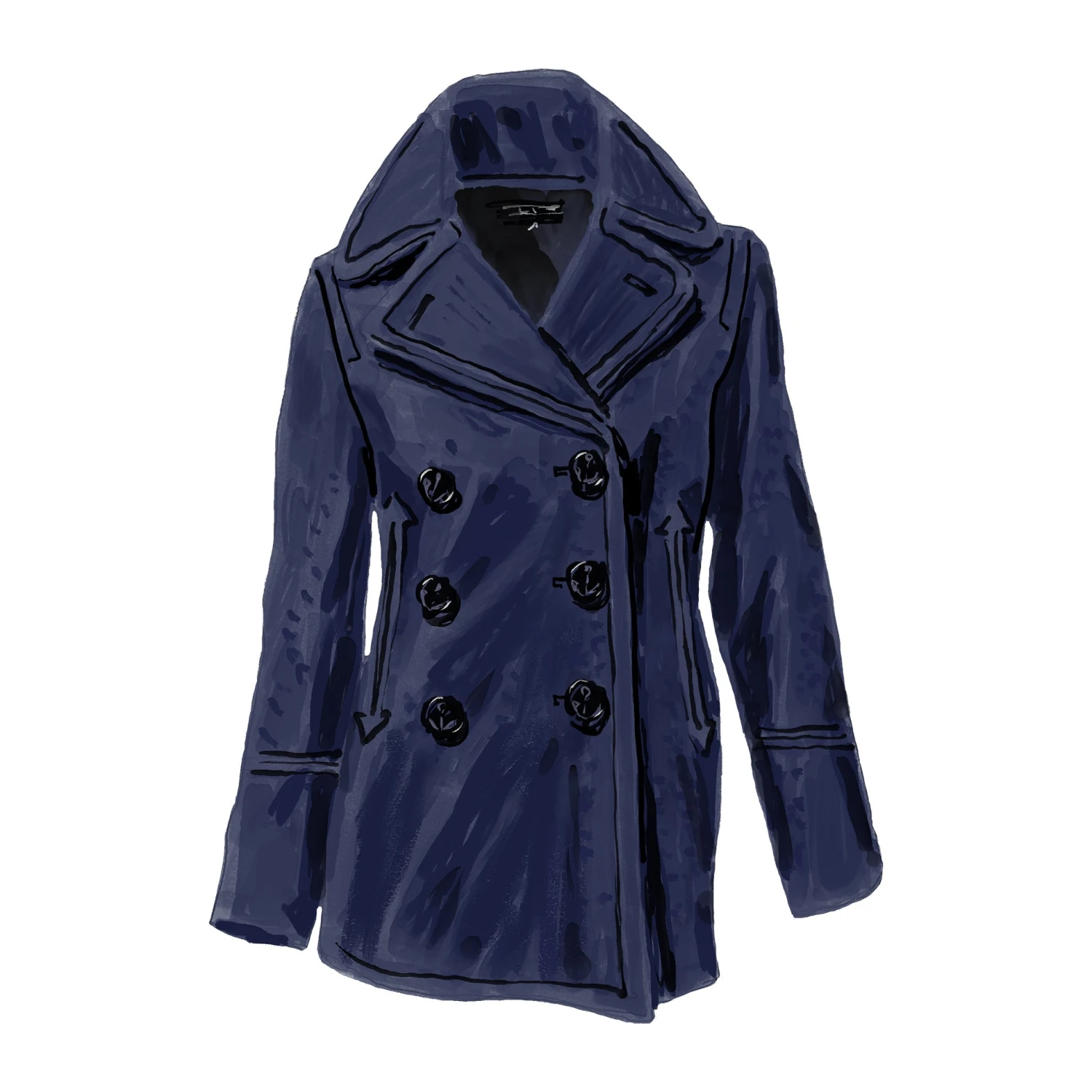 Women's U.S. Navy Peacoat 3 Women's U.S. Navy Peacoat