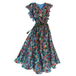Your Weekend Dress -The J Peterman Shop your weekend dress orange floral 939385